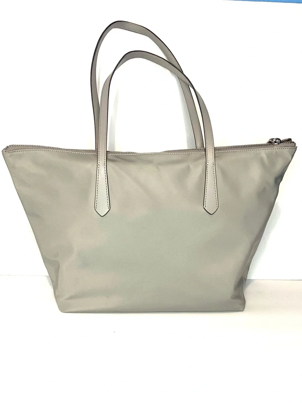 kate spade retails $299 ($49) Gray Tote with Top Zip